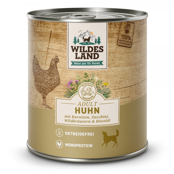 Wildes Land Huhn Karotte Zucchini 800g